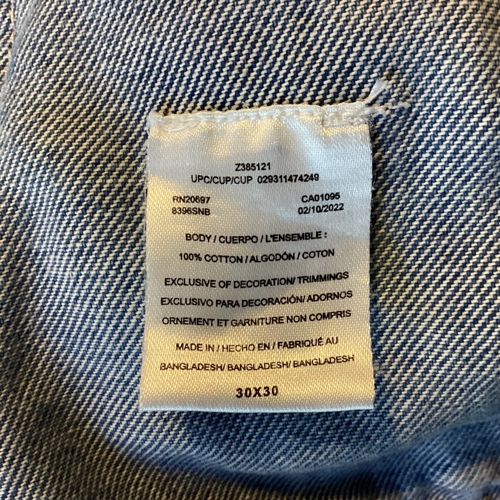 Dickies Medium Blue Relaxed Denim Overalls - Picture 9 of 9